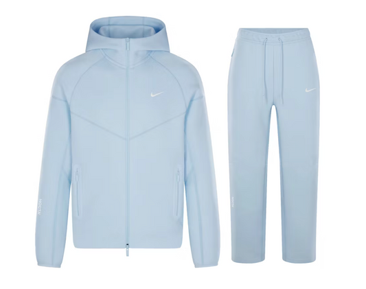 Ensemble Nike x NOCTA Tech Fleece Set – Cobalt Blue Tint 🧞‍♂️ (pantalon + sweat à capuche)