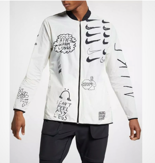 Veste Nike M NK RUN PR JKT Blanc