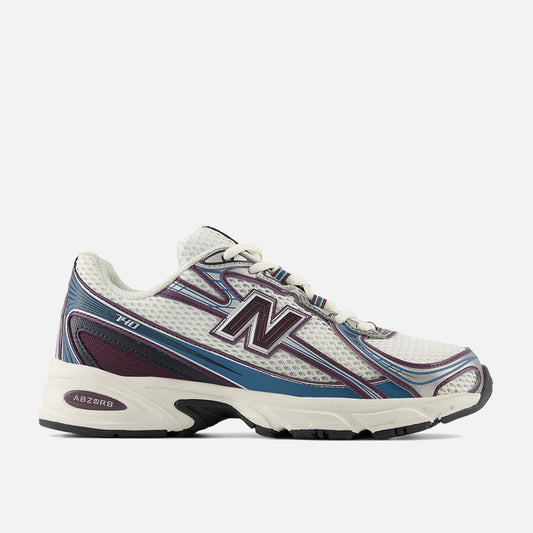 New Balance 740 - White/Burgundy Blue