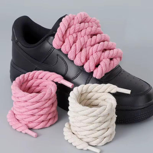Lacets épais rope style streetwear