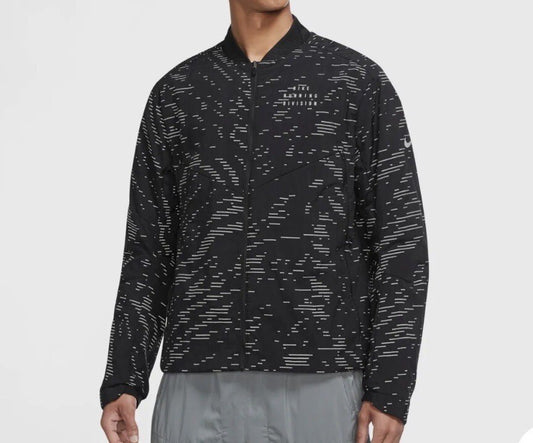 Veste Nike ThermaFit REVERSIBLE Running Noir